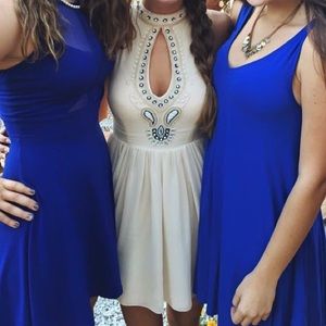 ASOS Cream Beaded Dress size 0